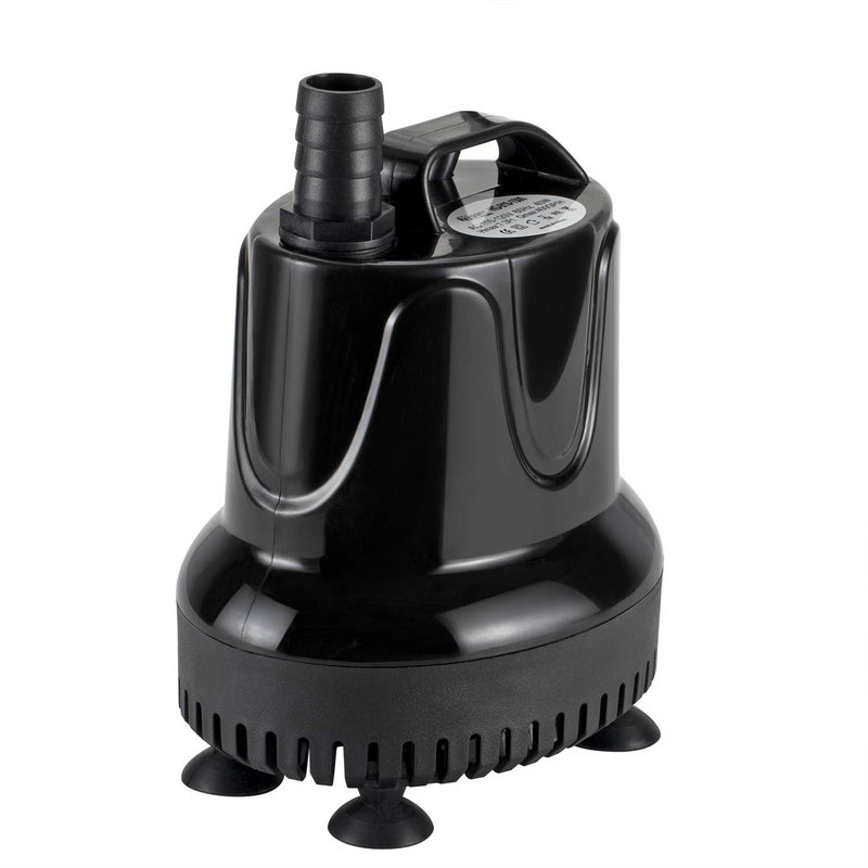 hygger 400 GPH Quick Water Change Aquarium Pump Submersible Fountain Water Pump Fish Tank Pond Drain Transfer Pump with 2 Adaptors - Image 1